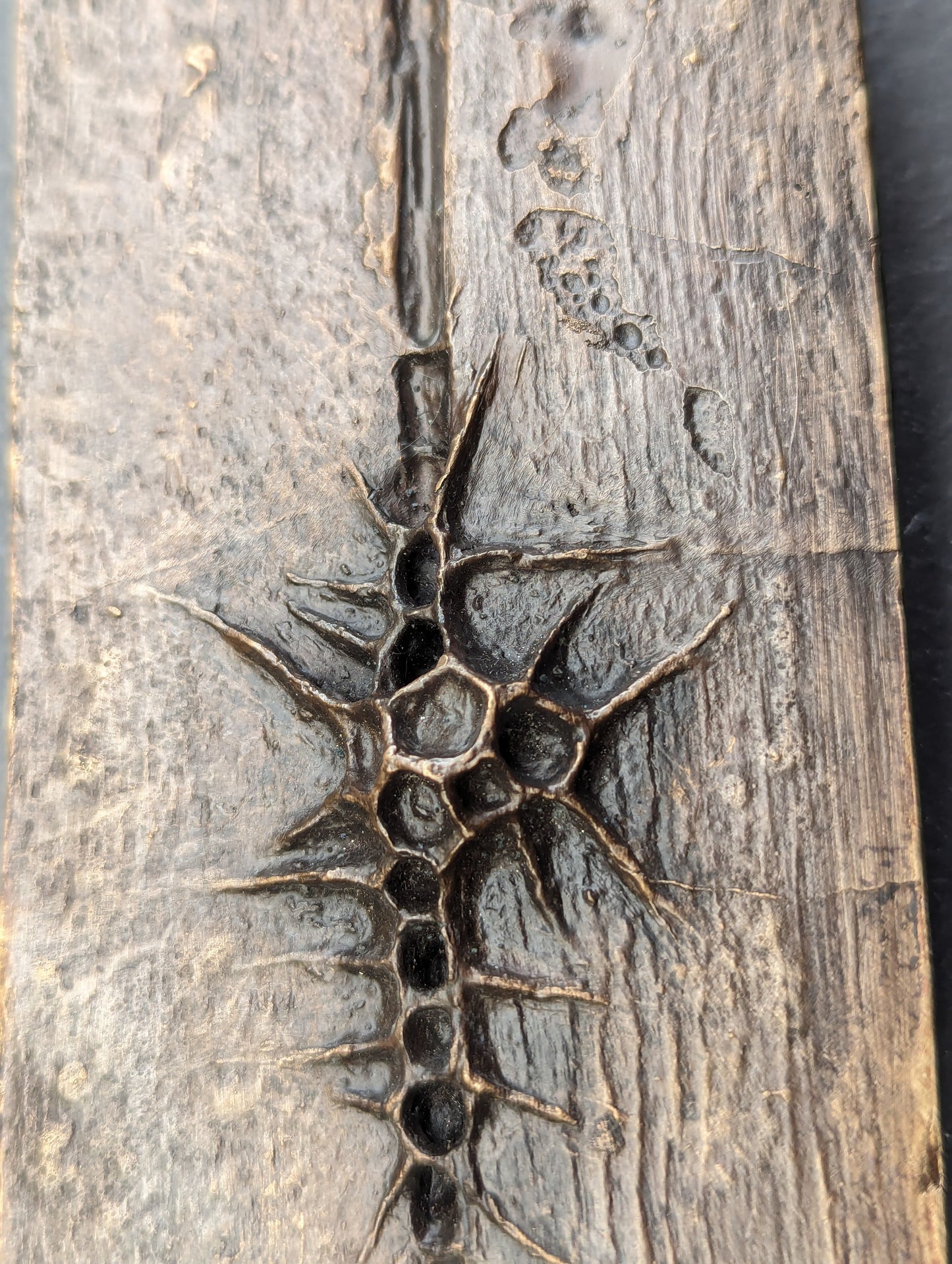 10 years. Bronze.-sculpture (wall)-Beca Beeby