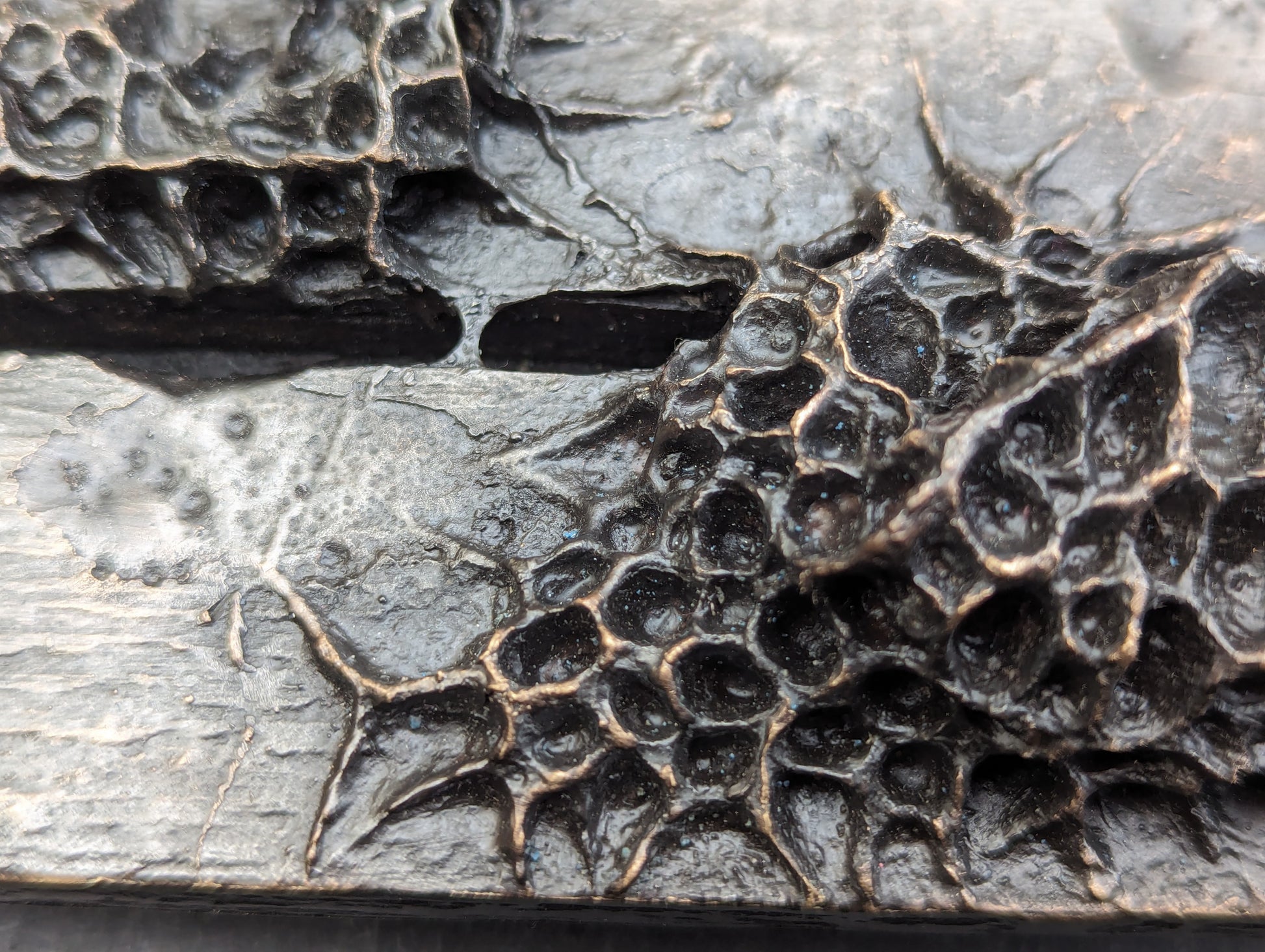 10 years. Bronze.-sculpture (wall)-Beca Beeby