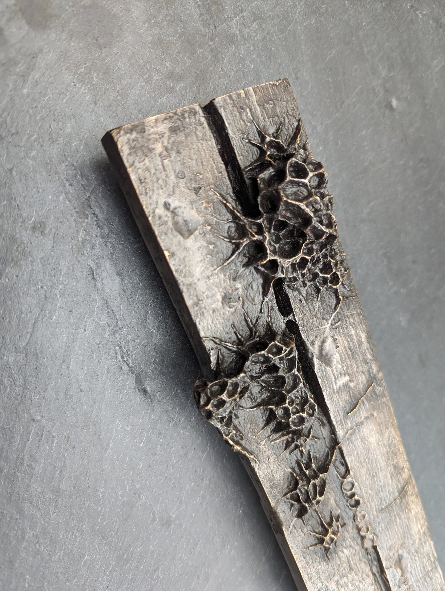 10 years. Bronze.-sculpture (wall)-Beca Beeby