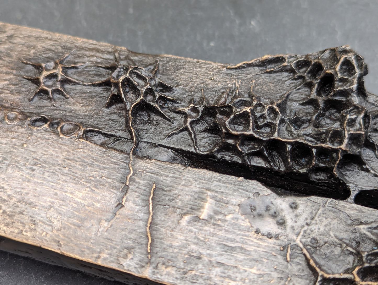 10 years. Bronze.-sculpture (wall)-Beca Beeby