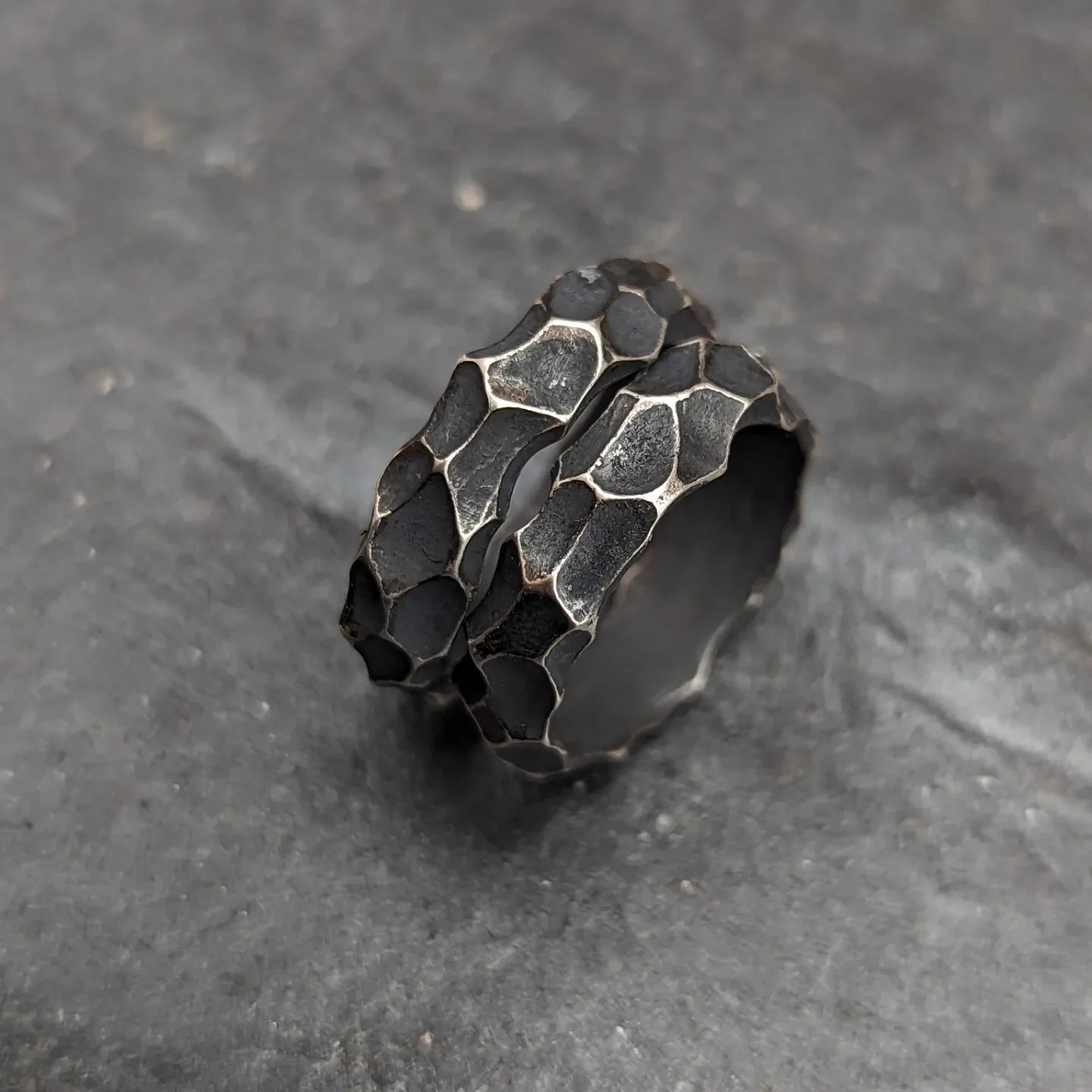 Hewn ring.-Beca Beeby