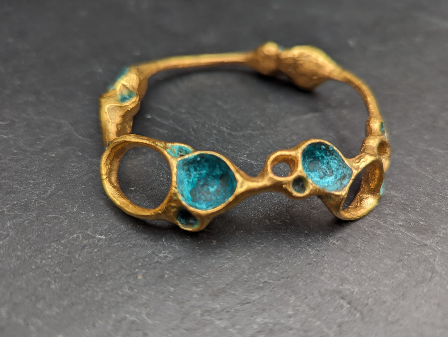 Artefact Bangle in gold-Beca Beeby