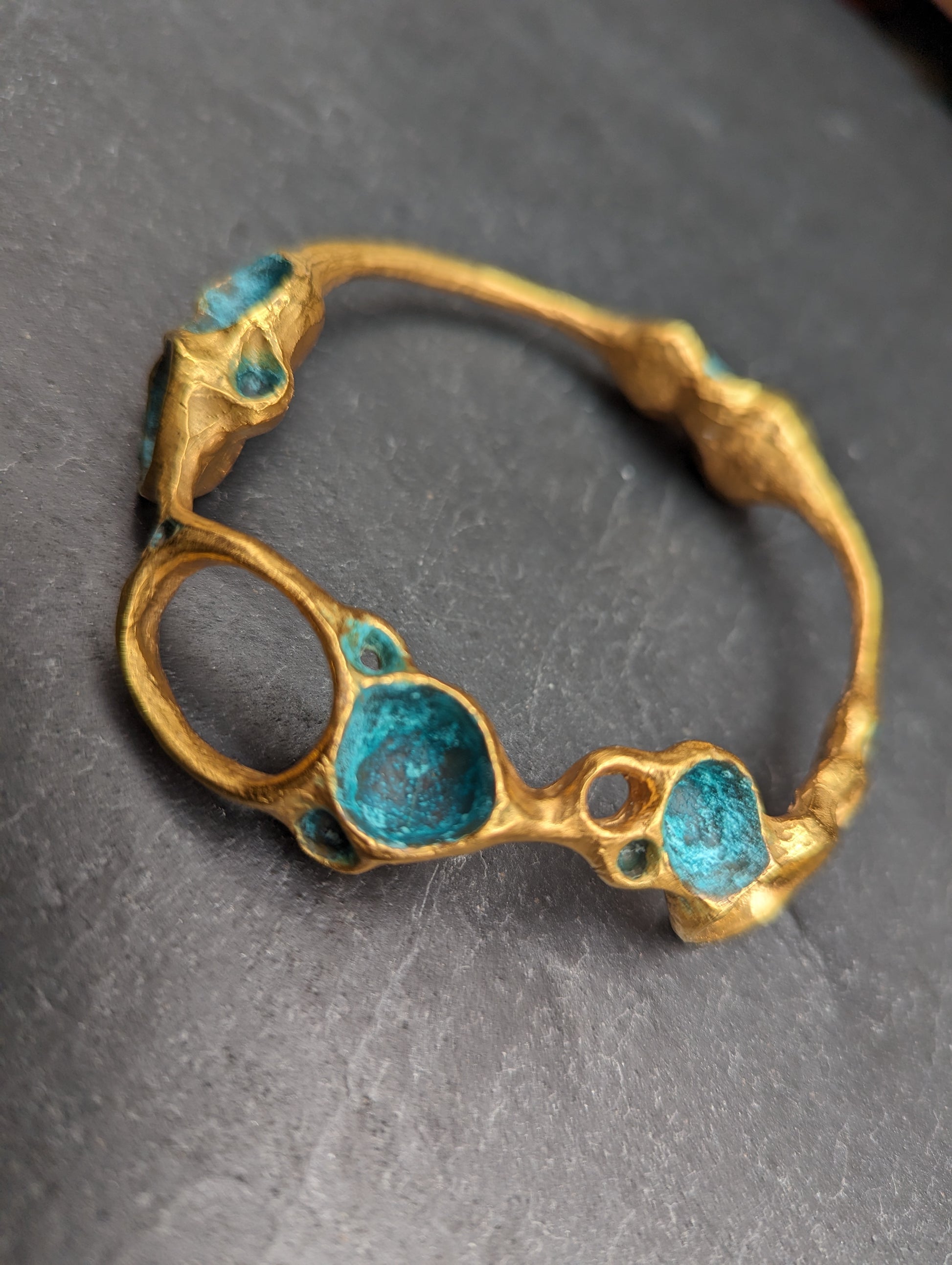 Artefact Bangle in gold-Beca Beeby