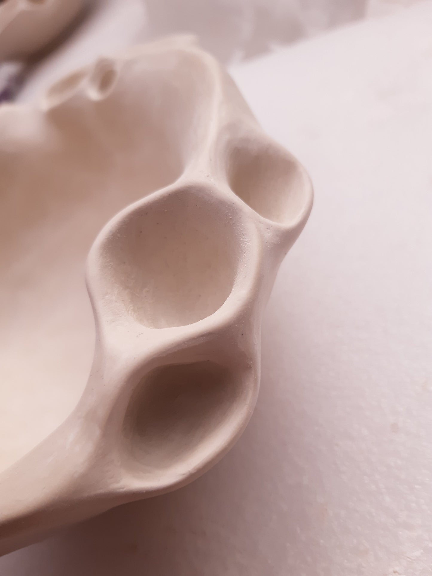 Porcelain Morphogenetic Bowl. Small-Ceramics-Beca Beeby