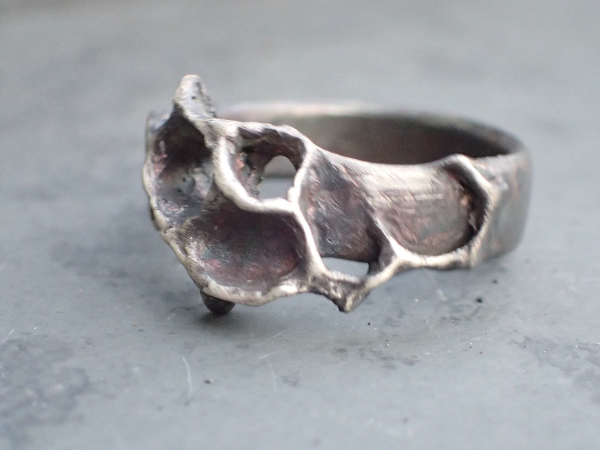 Wild Honeycomb Ring.-Jewellery-Beca Beeby