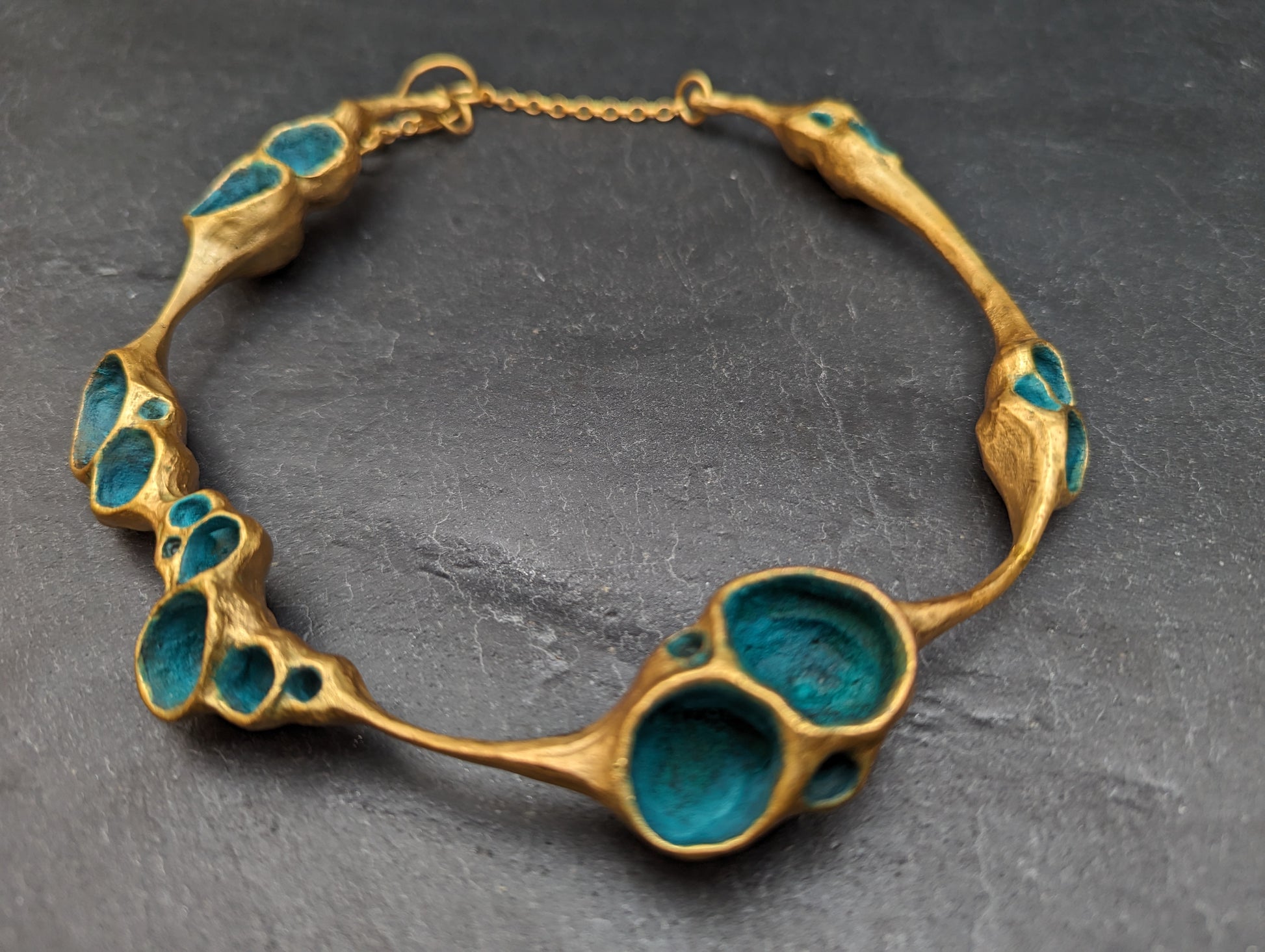 'Artefact' Gold Torc.-Beca Beeby