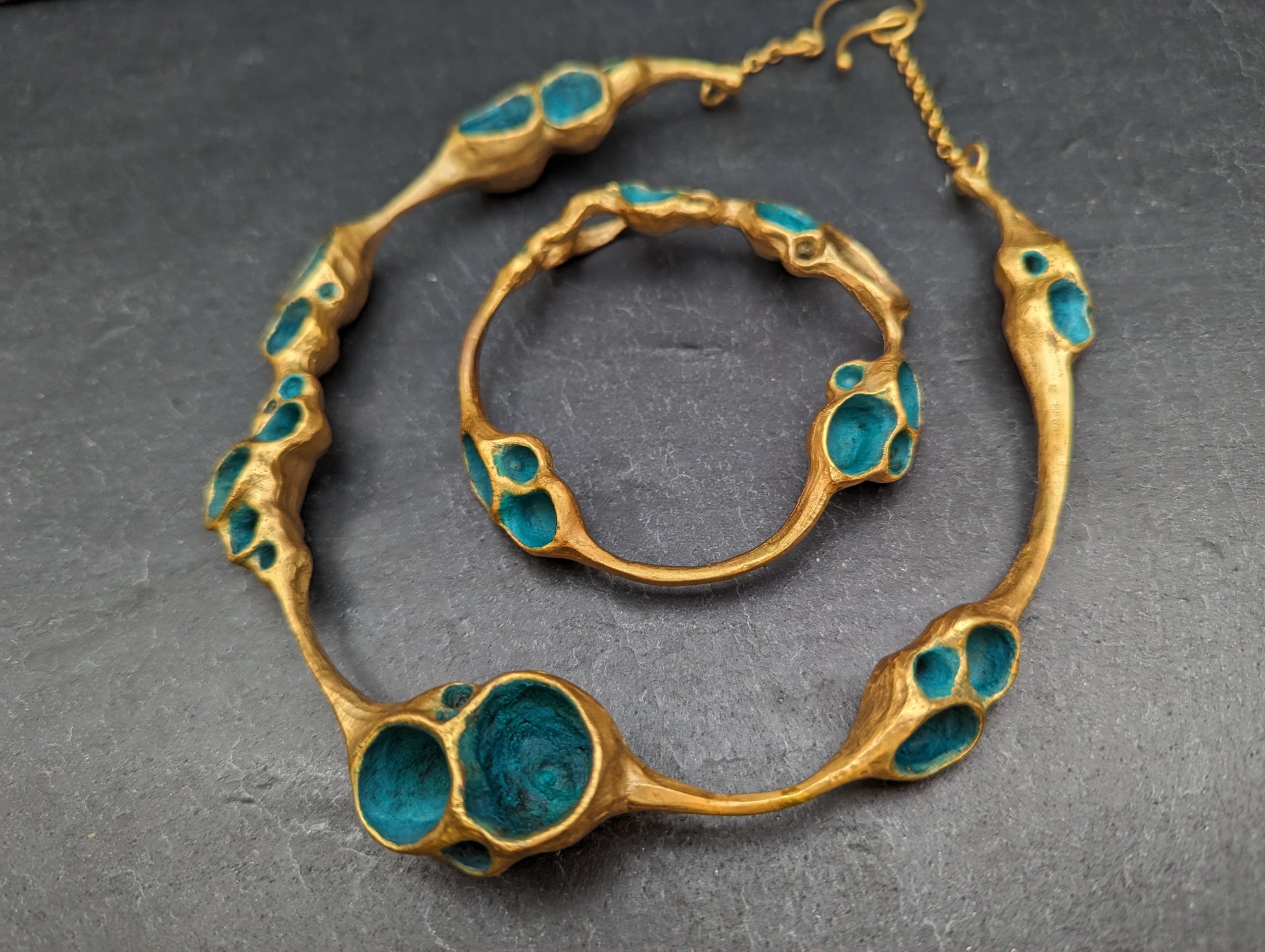 'Artefact' Gold Torc.-Beca Beeby