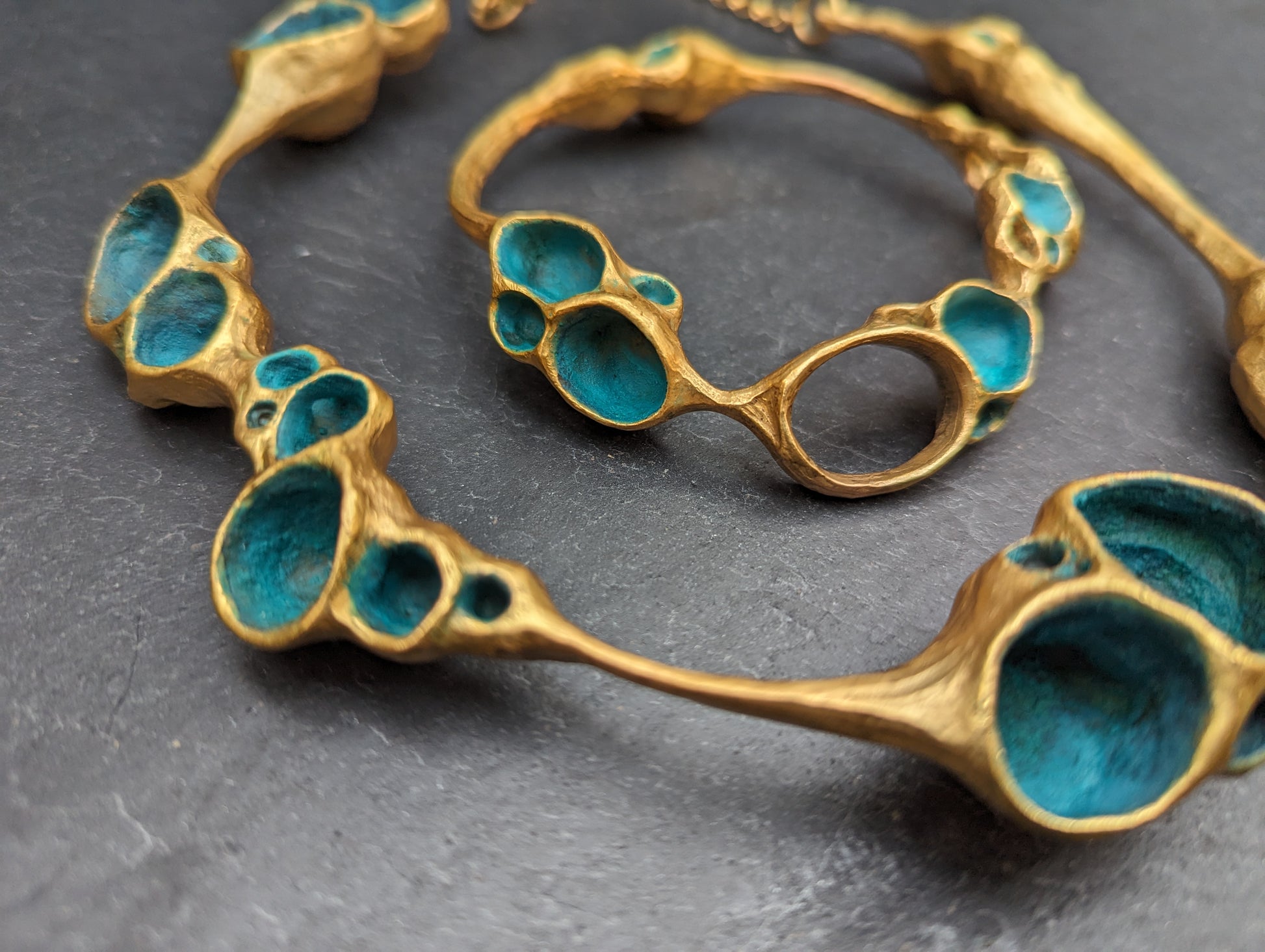 'Artefact' Gold Torc.-Beca Beeby