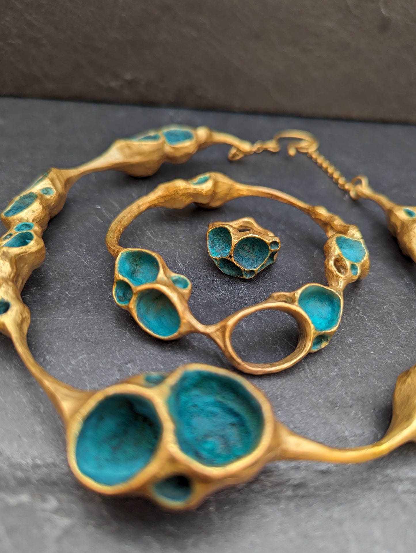 'Artefact' Gold Torc.-Beca Beeby