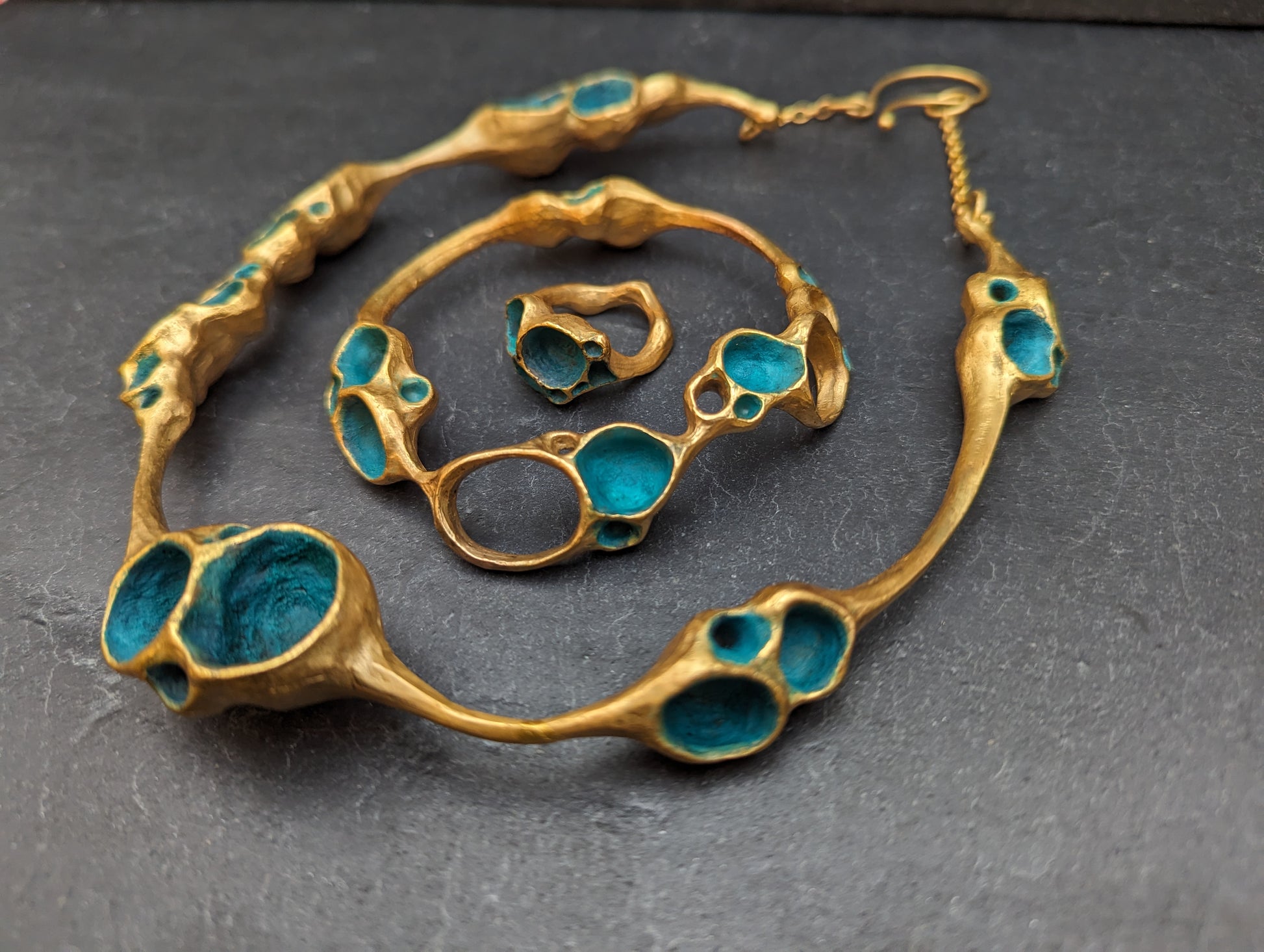 'Artefact' Gold Torc.-Beca Beeby