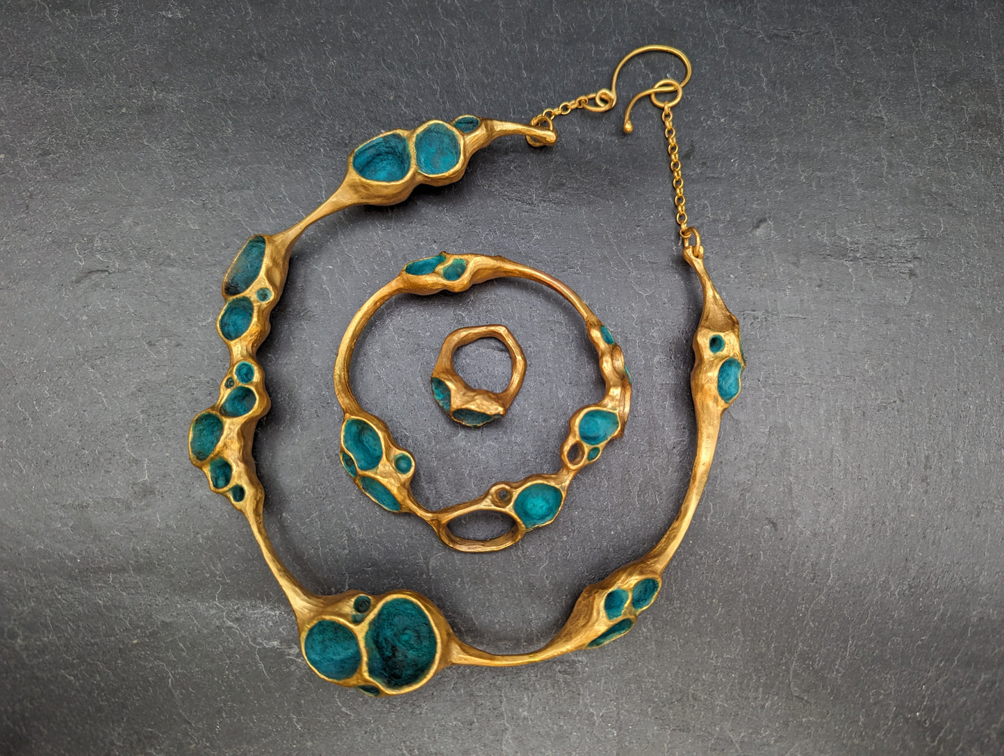 'Artefact' Gold Torc.-Beca Beeby