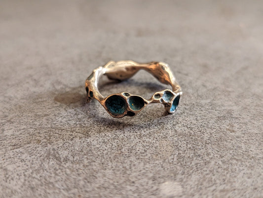 Artefact ring, delicate version.-Beca Beeby