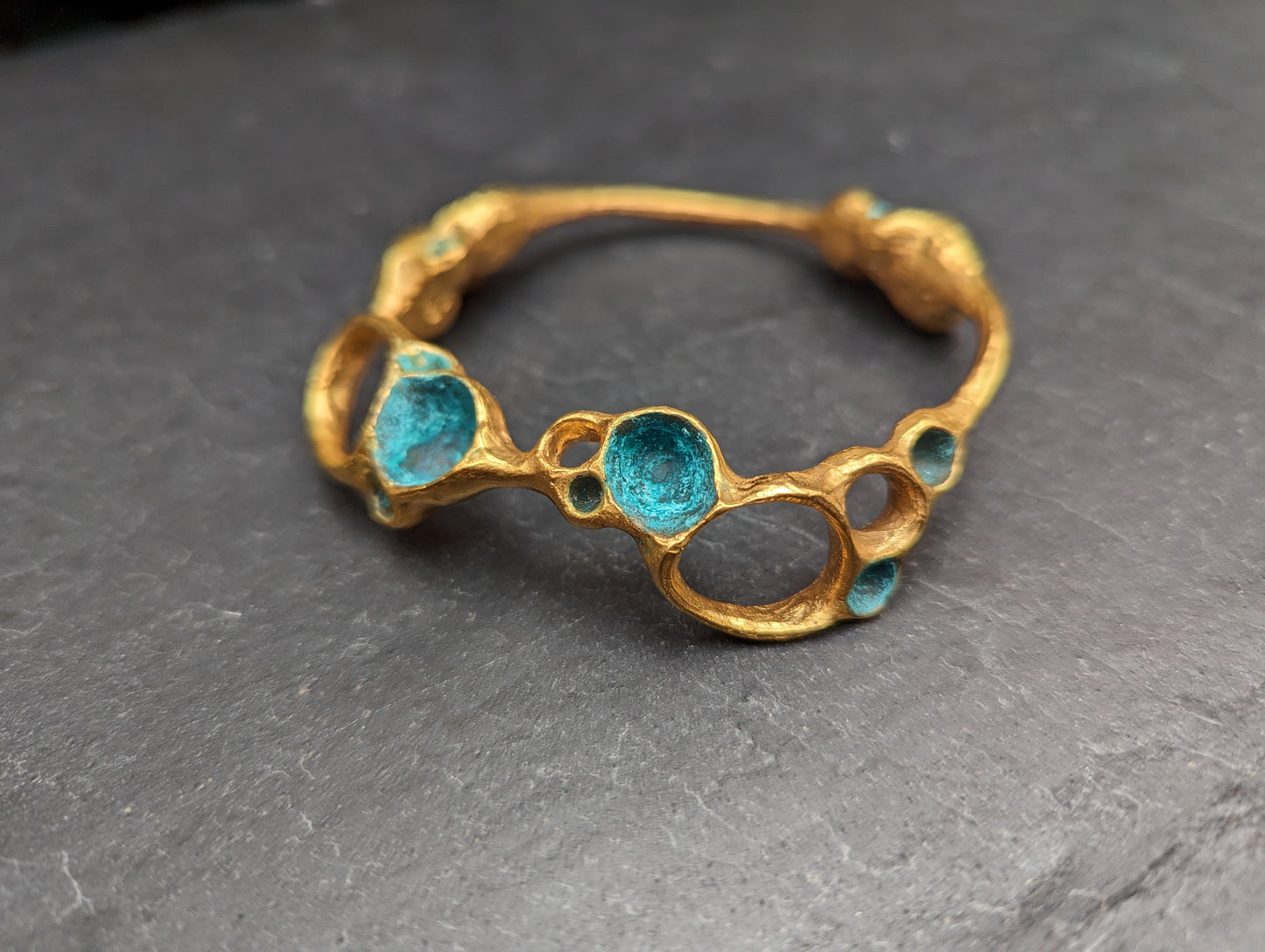 Artefact Bangle in gold-Beca Beeby