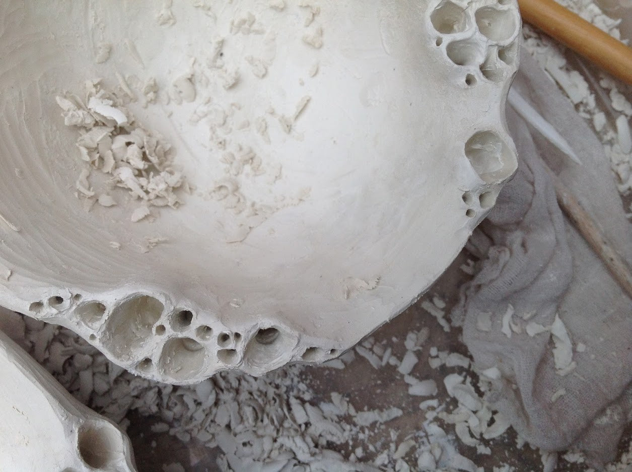 Porcelain Morphogenetic Bowl. Small-Ceramics-Beca Beeby