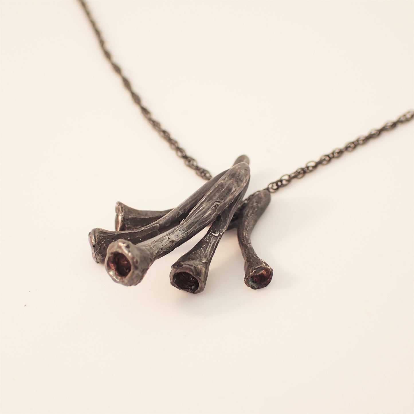 Pixie Cup Lichen necklace-Beca Beeby