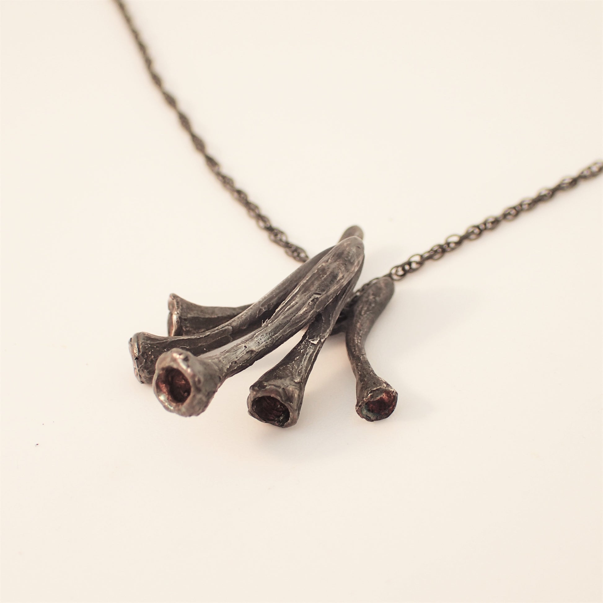 Pixie Cup Lichen necklace-Beca Beeby