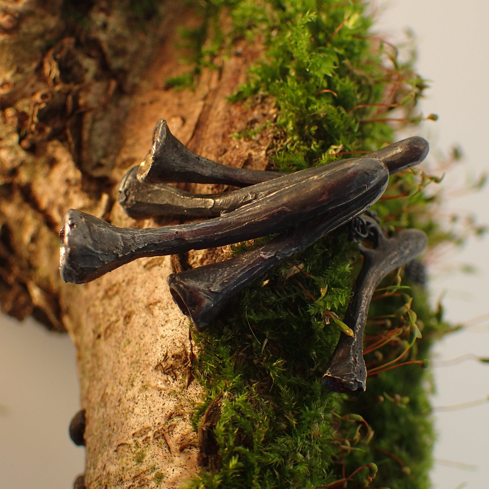 Pixie Cup Lichen necklace-Beca Beeby