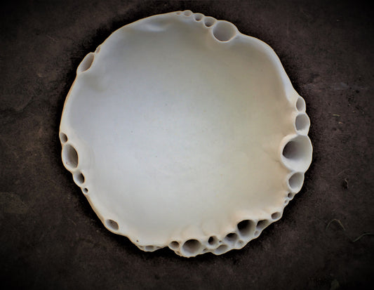 Porcelain Morphogenetic Bowl. Medium.-Ceramics-Beca Beeby